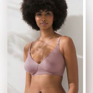 Soma Embraceable Reversible Lounge Bralette, French Mauve sz Large